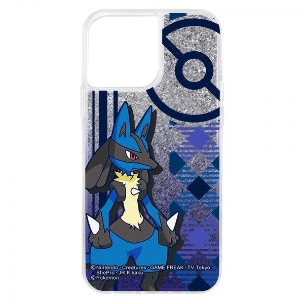 『ポケットモンスター』/ラメ グリッターケース / ルカリオ