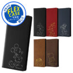 『ディズニーキャラクター』/手帳型 FLEX CASE ホットスタンプ