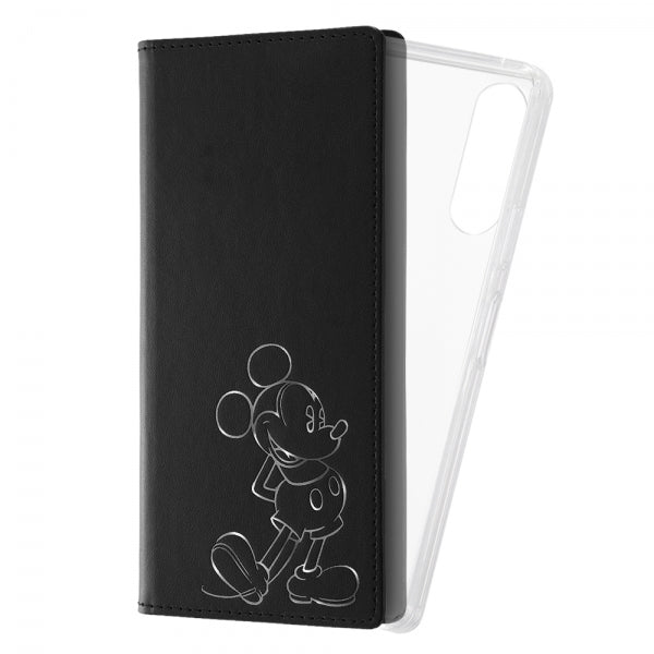 『ディズニーキャラクター』/手帳型 FLEX CASE ホットスタンプ / ミッキーマウス
