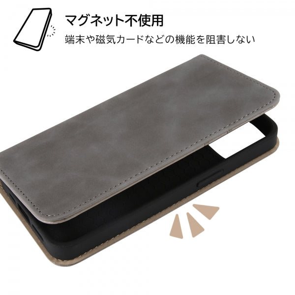 耐衝撃 手帳型レザーケース Raffine