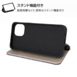 耐衝撃 手帳型デニムケース