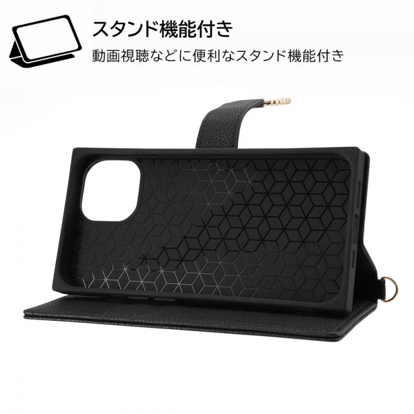 耐衝撃 手帳型レザーケース KAKU Ring