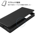 耐衝撃 手帳型レザーケース KAKU Durable
