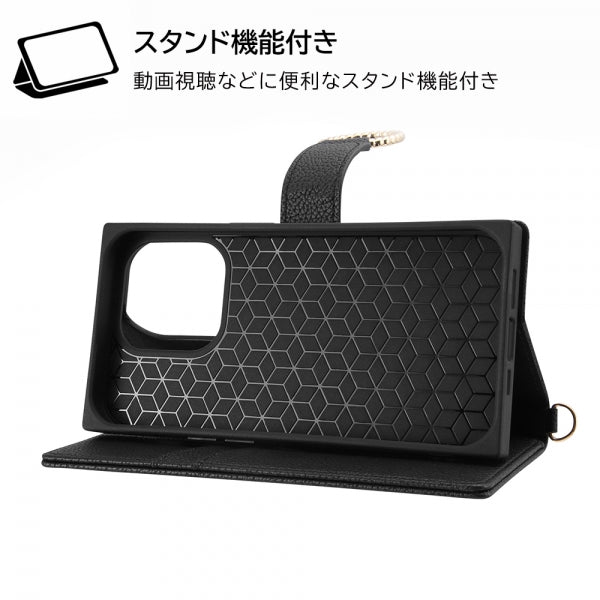耐衝撃 手帳型レザーケース KAKU Ring
