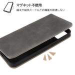 耐衝撃 手帳型レザーケース Raffine