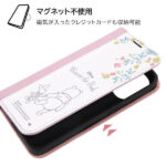 『ディズニーキャラクター』/耐衝撃 手帳型レザーケース Noble