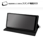 耐衝撃 手帳型レザーケース KAKU Durable