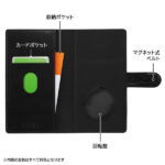 耐衝撃 徹底保護 手帳型レザーケース クロコ調 Squl