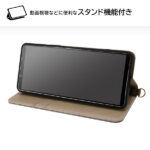 『ミッフィー』/耐衝撃 手帳型レザーケース Raffine