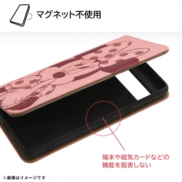 『ディズニーキャラクター』/耐衝撃 手帳型レザーケース Raffine