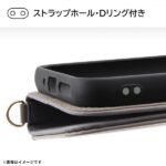 『ディズニー』/耐衝撃 手帳型レザーケース Raffine
