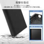 耐衝撃 手帳型レザーケース KAKU Durable