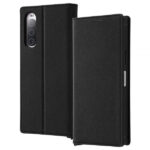 耐衝撃 手帳型レザーケース KAKU Durable