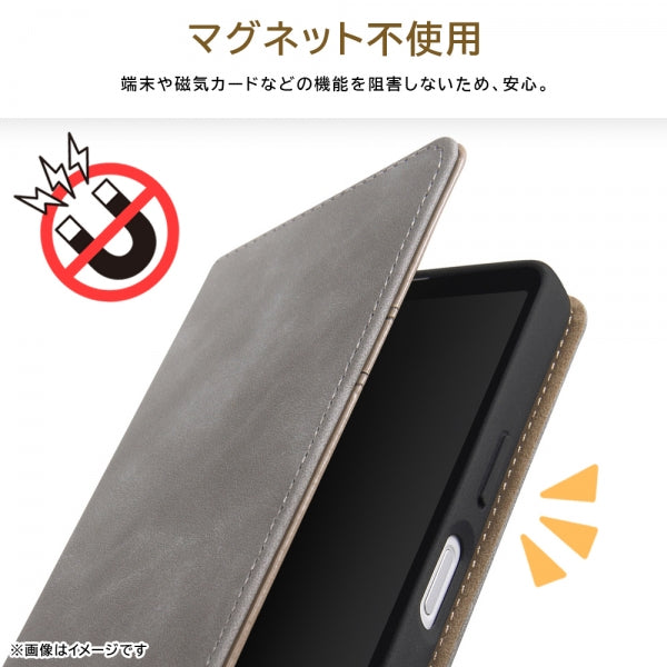 耐衝撃 手帳型レザーケース Raffine