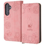 『ミッフィー』/耐衝撃 手帳型レザーケース Raffine