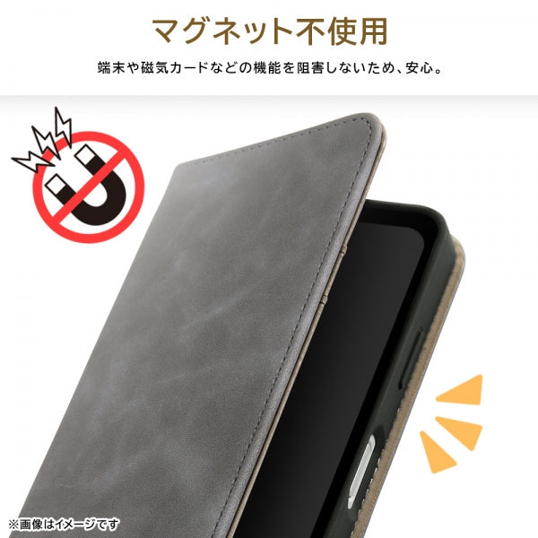 耐衝撃 手帳型レザーケース Raffine