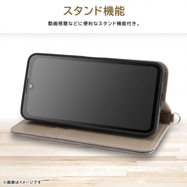 耐衝撃 手帳型レザーケース Raffine