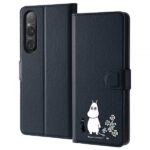 『ムーミン』/耐衝撃 手帳型レザーケースマグネット