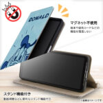 『ディズニーキャラクター』/耐衝撃 手帳型レザーケース Raffine