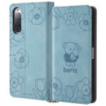 『ミッフィー』/耐衝撃 手帳型レザーケース Raffine