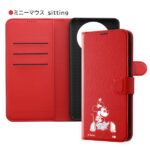 『ディズニーキャラクター』/耐衝撃 手帳型レザーケースマグネット