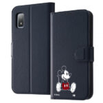 『ディズニーキャラクター』/耐衝撃 手帳型レザーケースマグネット