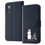 『ムーミン』/耐衝撃 手帳型レザーケースマグネット