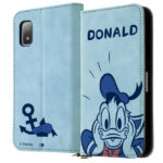 『ディズニーキャラクター』/耐衝撃 手帳型レザーケース Raffine