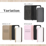 耐衝撃 手帳型レザーケース Noble