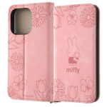 ミッフィー手帳型レザーケース Raffine