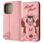 ディズニー手帳型レザーケース Raffine