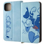 ディズニー手帳型レザーケース Raffine