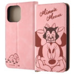 ディズニー手帳型レザーケース Raffine