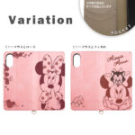ディズニー手帳型レザーケース Raffine