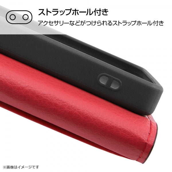 ミッフィー手帳型レザーケース シンプル マグネット オートスリープ機能対応