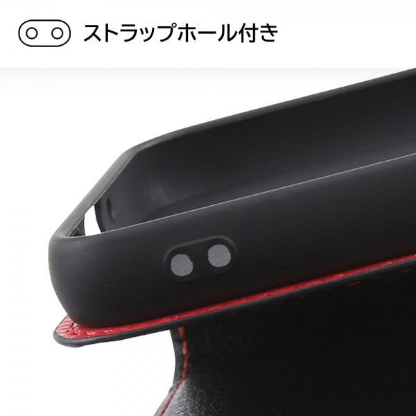 ミッフィー手帳型レザーケース シンプル マグネット