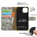 耐衝撃 手帳型レザーケース Designs