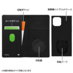 『ディズニーキャラクター』/耐衝撃 徹底保護 手帳型デニムケース Squl