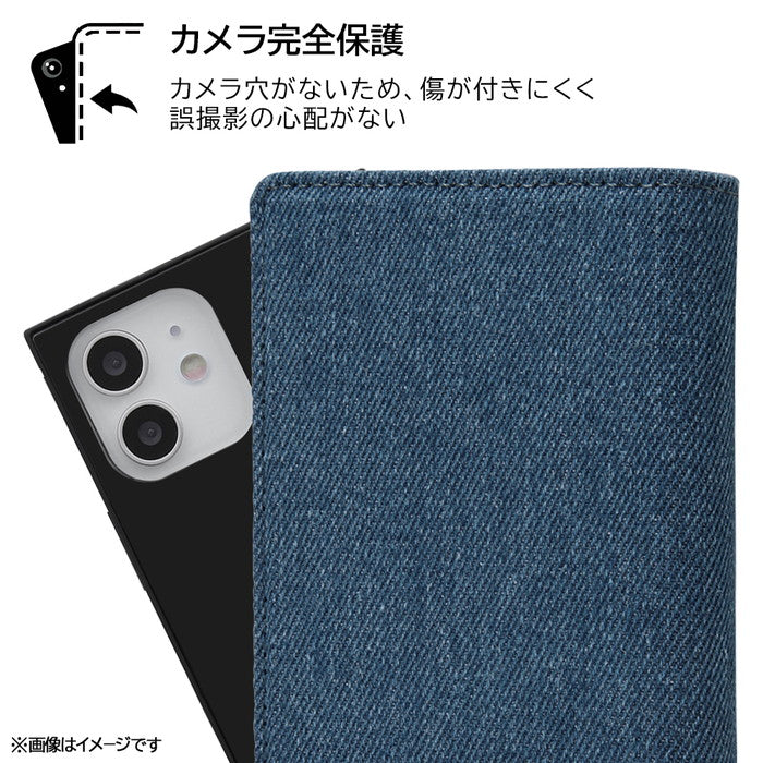 『ディズニーキャラクター』/耐衝撃 徹底保護 手帳型デニムケース Squl