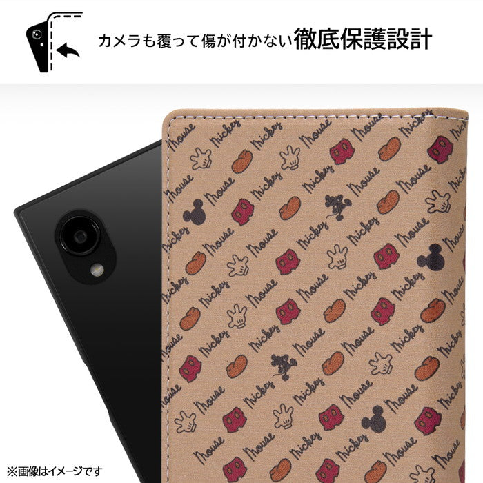 『ディズニーキャラクター』/耐衝撃 徹底保護 手帳型レザーケース Squl