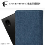 『ディズニーキャラクター』/耐衝撃 徹底保護 手帳型デニムケース Squl