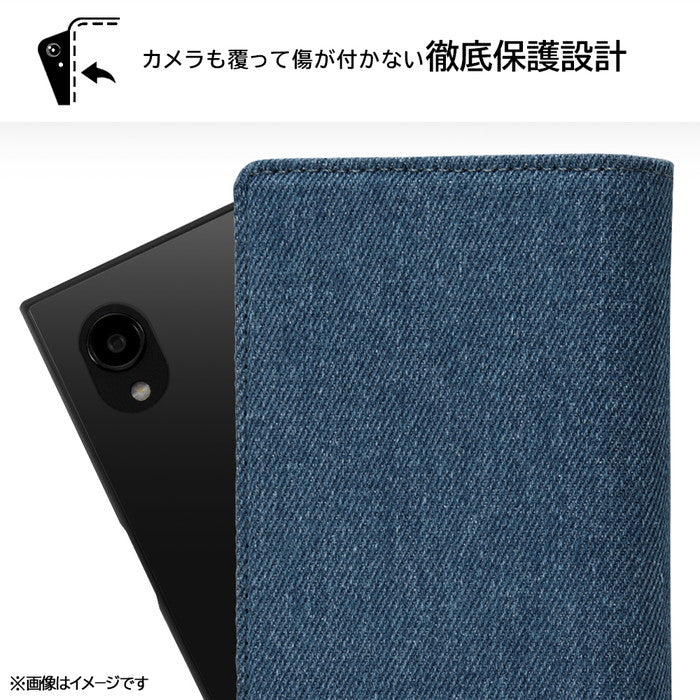 『ディズニーキャラクター』/耐衝撃 徹底保護 手帳型デニムケース Squl