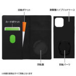 『ディズニーキャラクター』/耐衝撃 徹底保護 手帳型レザーケース Squl