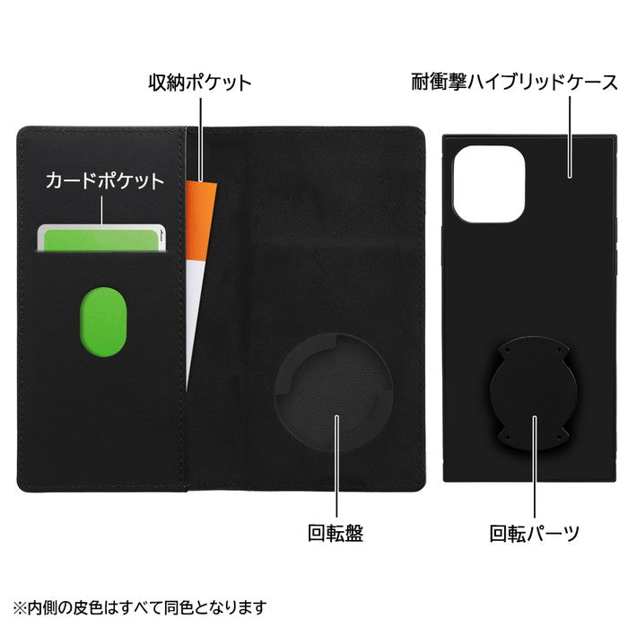 『ディズニーキャラクター』/耐衝撃 徹底保護 手帳型レザーケース Squl