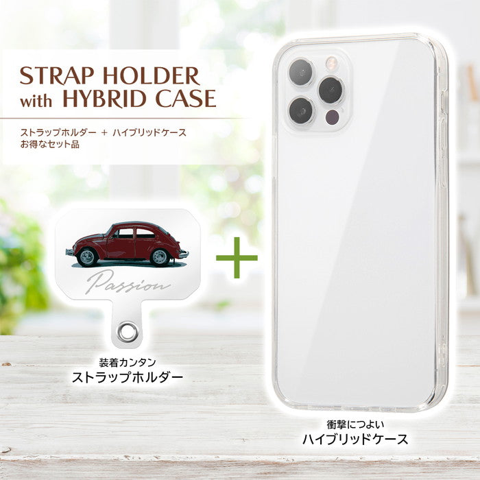 『オリジナルデザイン』/ストラップホルダーwithハイブリッドケース