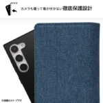 『ディズニーキャラクター』/耐衝撃 徹底保護 手帳型デニムケース Squl