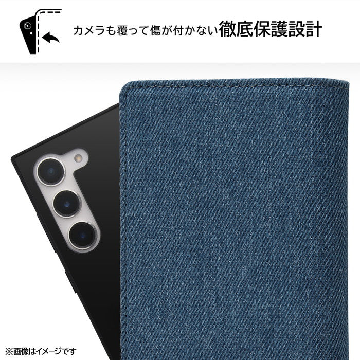 『ディズニーキャラクター』/耐衝撃 徹底保護 手帳型デニムケース Squl