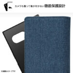 『ディズニーキャラクター』/耐衝撃 徹底保護 手帳型デニムケース Squl