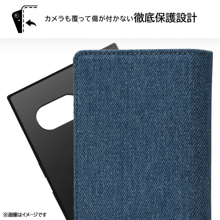 『ディズニーキャラクター』/耐衝撃 徹底保護 手帳型デニムケース Squl