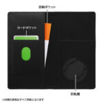 『ディズニーキャラクター』/耐衝撃 徹底保護 手帳型レザーケース Squl